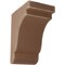 Ekena Millwork 5 1/4"W x 7 1/4"D x 9 1/2"H Bedford Wood Vintage Decor Bracket, Weathered Brown BKTWD05X07X10BEBR - alternate 1